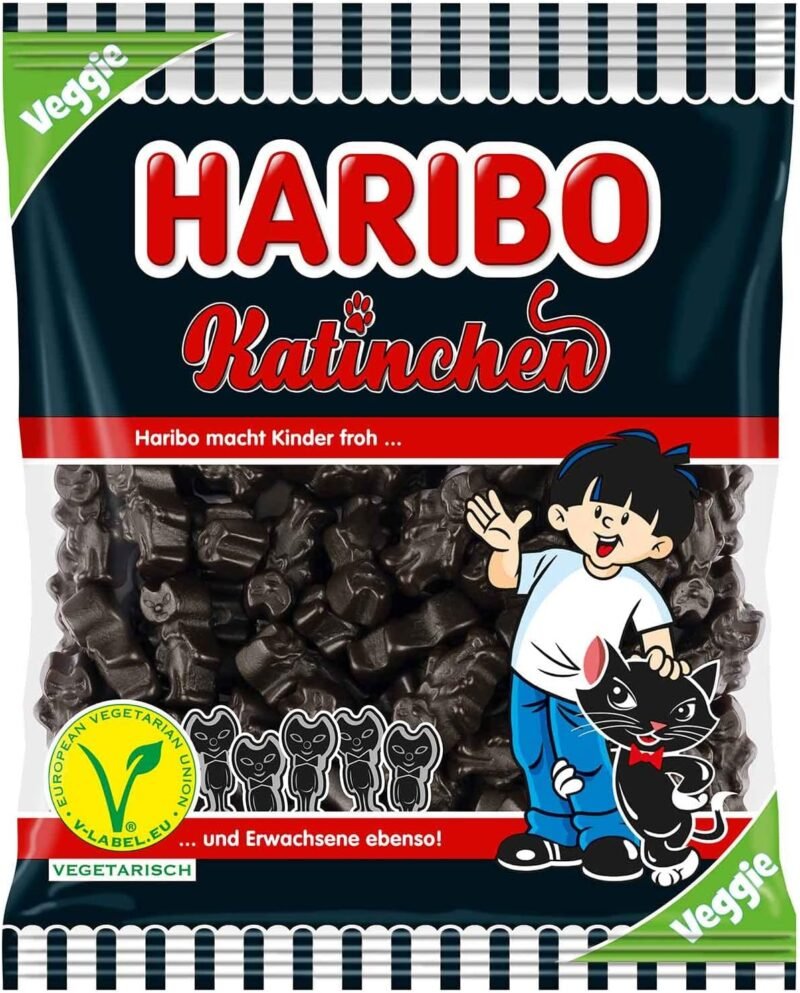 Haribo Katinchen veggie 175g (Cat Licorice)